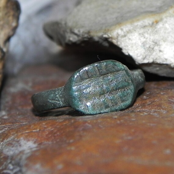 Viking jewelry in the form of an antique ring depicting a sown | Etsy