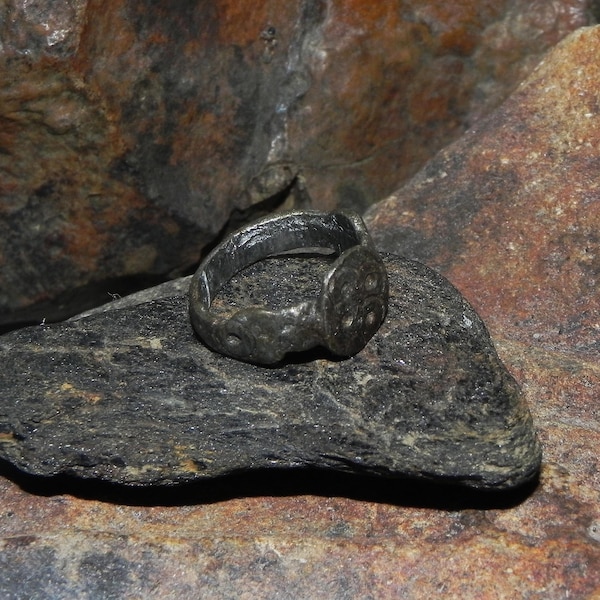 Antique ring. Vintage. Ancient ring of the 15th century. Very small size