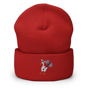 warrior goose honk axe  Cuffed Beanie
