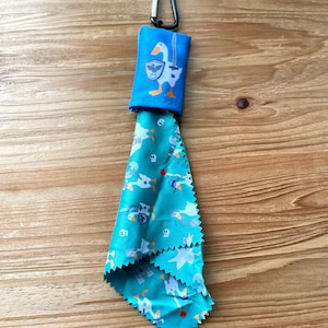 Warrior geese nerdy Microfiber Cleaning Cloth pouch
