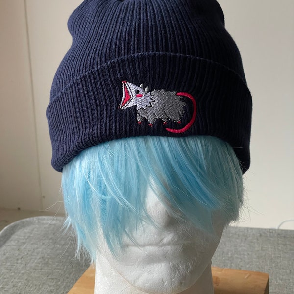possum Organic ribbed beanie unisex ribbed cap