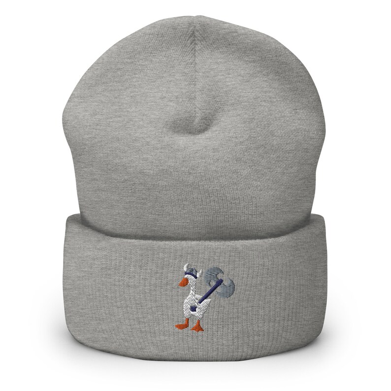warrior goose honk axe  Cuffed Beanie