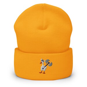 warrior goose honk axe  Cuffed Beanie