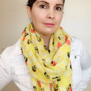 I love bee Infinity Scarf nerdy
