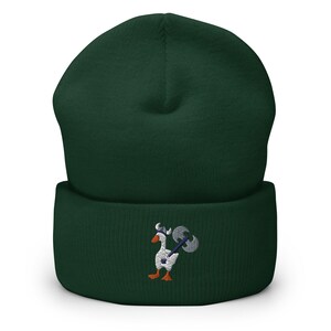 warrior goose honk axe  Cuffed Beanie