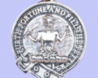 Colgante del clan Murray en plata de ley maciza