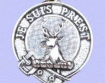 Colgante del clan Fraser de Lovat en plata de ley maciza