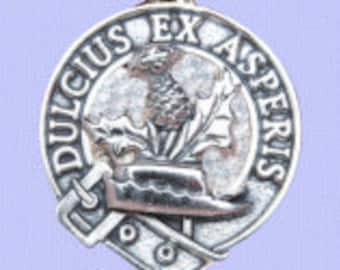 Colgante del clan Ferguson en plata de ley maciza
