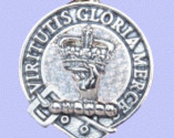 Colgante del clan Robertson en plata de ley maciza