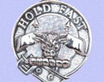 Colgante del clan MacLeod en plata de ley maciza