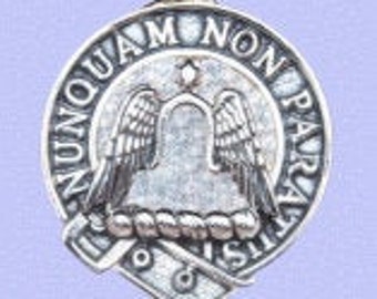 Colgante del clan Johnstone en plata de ley maciza