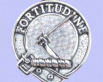 Colgante Macrae del Clan en plata de ley maciza