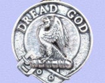 Colgante del clan Munro en plata de ley maciza