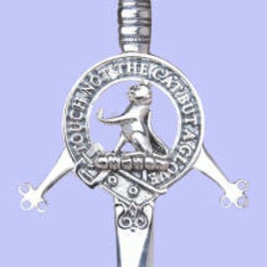 Clan MacPherson Kilt Pin in Solid Sterling Silver