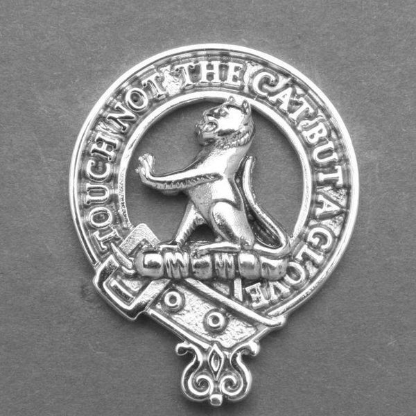 Clan MacPherson Brooch in Solid Sterling Silver