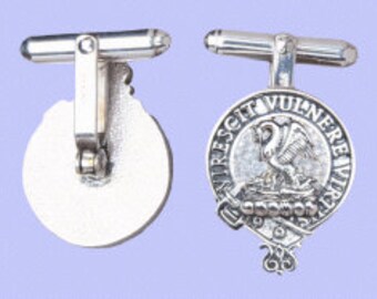 Gemelos del clan Stewart en plata de ley maciza