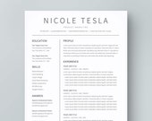 Google Docs Resume Template. Simple resume template Google Docs and CV design.