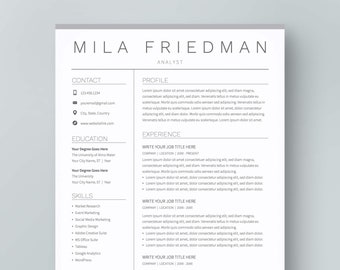 Google Docs Resume Template: Professional CV Design (Instant Download)