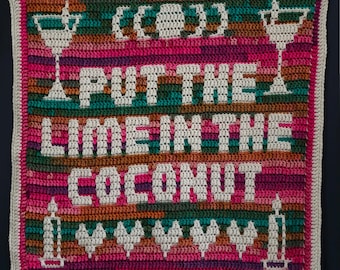 Midnight Margaritas - Overlay Mosaic Crochet PATTERN - Digital Download in ENGLISH ONLY. Please check 'item details' for pattern information