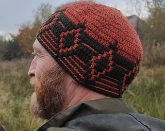 Cairn Mosaic Beanie and Cowl - Overlay Mosaic Crochet PATTERN - Digital Download in ENGLISH ONLY