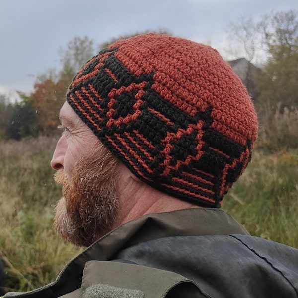 Cairn Mosaic Beanie and Cowl - Overlay Mosaic Crochet PATTERN - Digital Download in ENGLISH ONLY