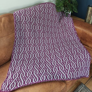 The Twister - Overlay Mosaic Crochet PATTERN - Digital Download in ENGLISH ONLY