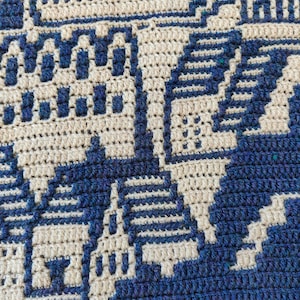 Dragonscape Overlay Mosaic Crochet PATTERN Digital Download in ENGLISH ONLY image 6