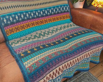 Bonnie Fair Isle - Overlay Mosaic Crochet PATTERN - Digital Download in ENGLISH ONLY. Please check 'item details' for pattern information.