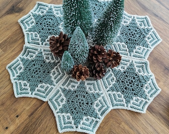 Starlight - Hexagon Overlay Mosaic Crochet PATTERN - Digital Download in ENGLISH ONLY