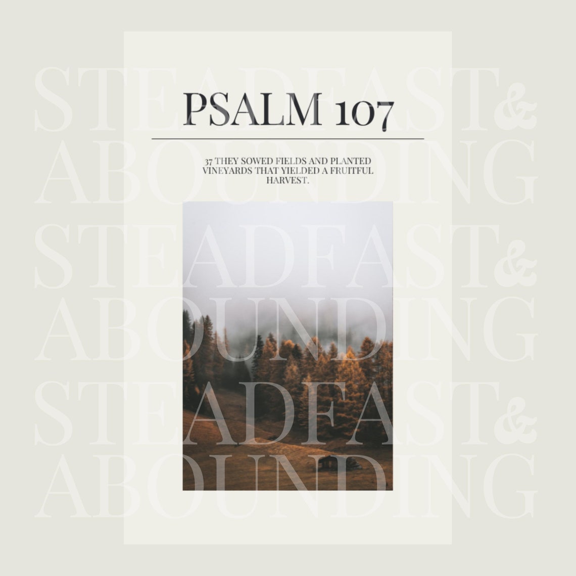 Bible Verse Wall Art Printable Psalm 107 Fall Wall Decor Printable Art ...