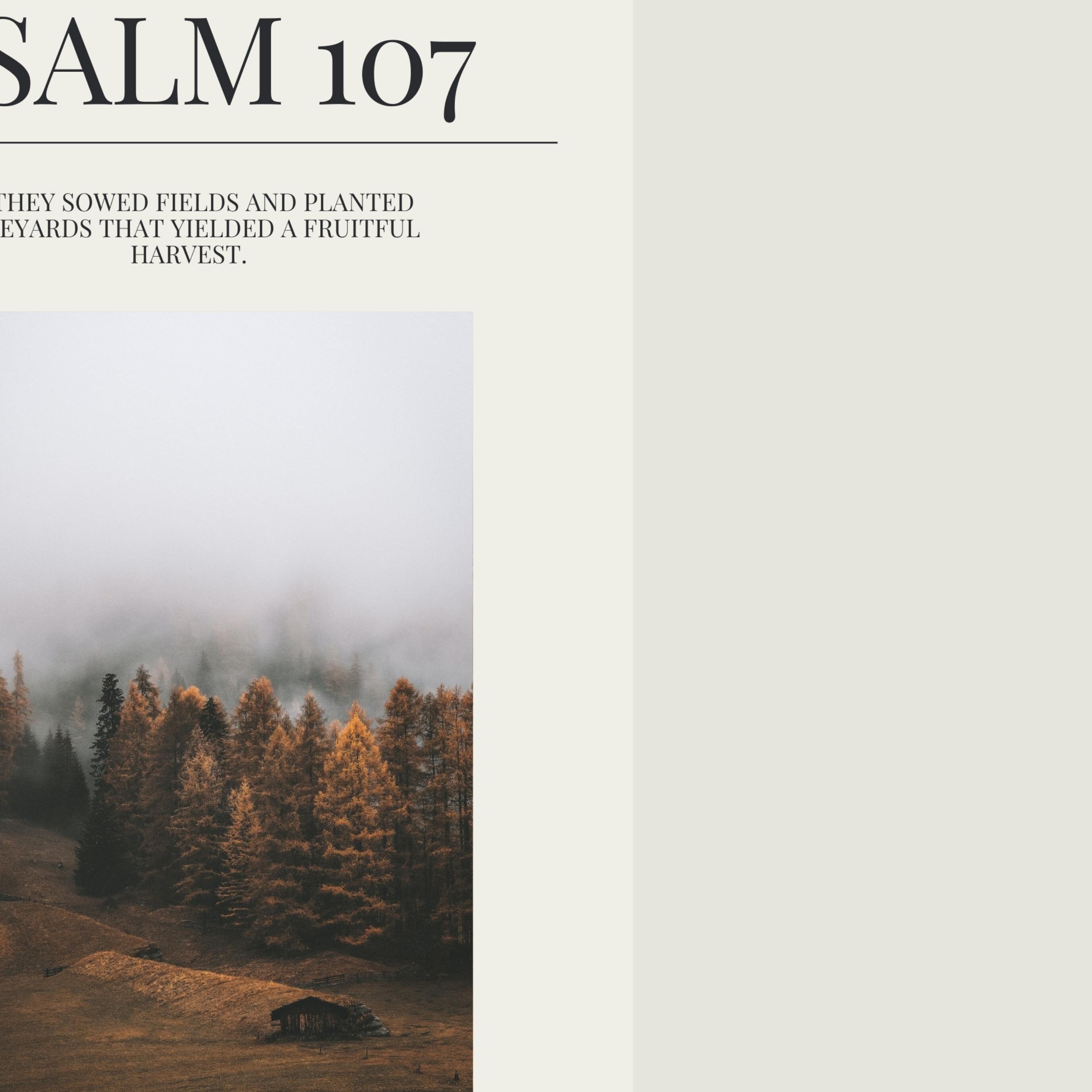 Bible Verse Wall Art Printable Psalm 107 Fall Wall Decor Printable Art ...