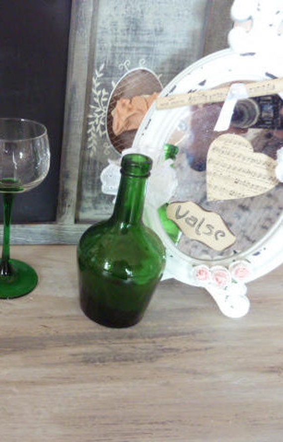 Carafe Verre Épaisse Vintage/Vintage Émeraude Vert Bouteille