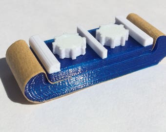 Sanding Block - Fingernail File - Pocket Sander - Hobby - Party Giveaway - Model Building - Gift - Sandpaper - 3D Printed