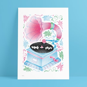 SERENADA - Ilustración numerada - Music & Vintage