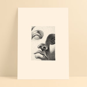 AESTHETIC - Creme Print - Poster A5 - Pointillismus