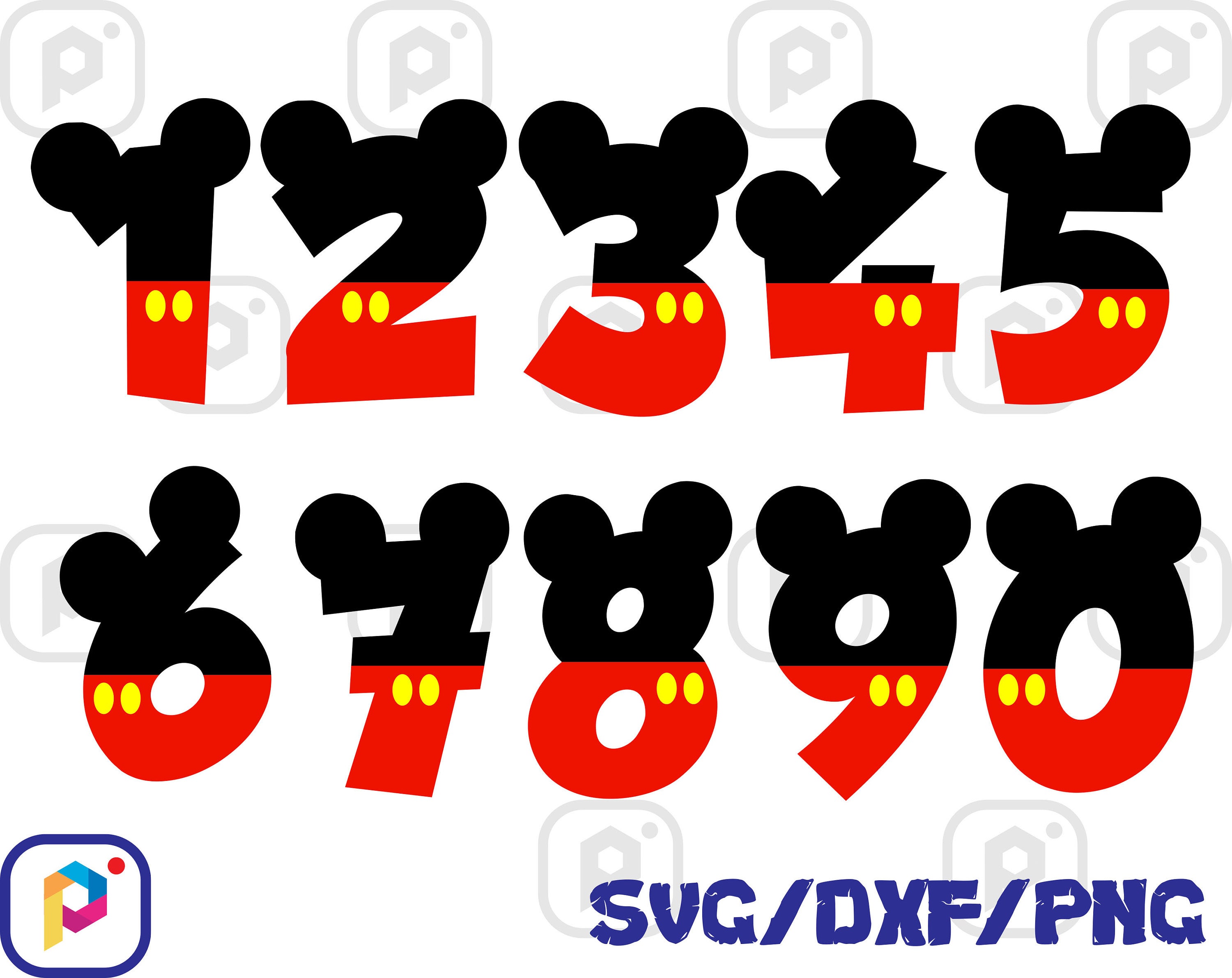 Free Free Disney Numbers Svg 310 SVG PNG EPS DXF File