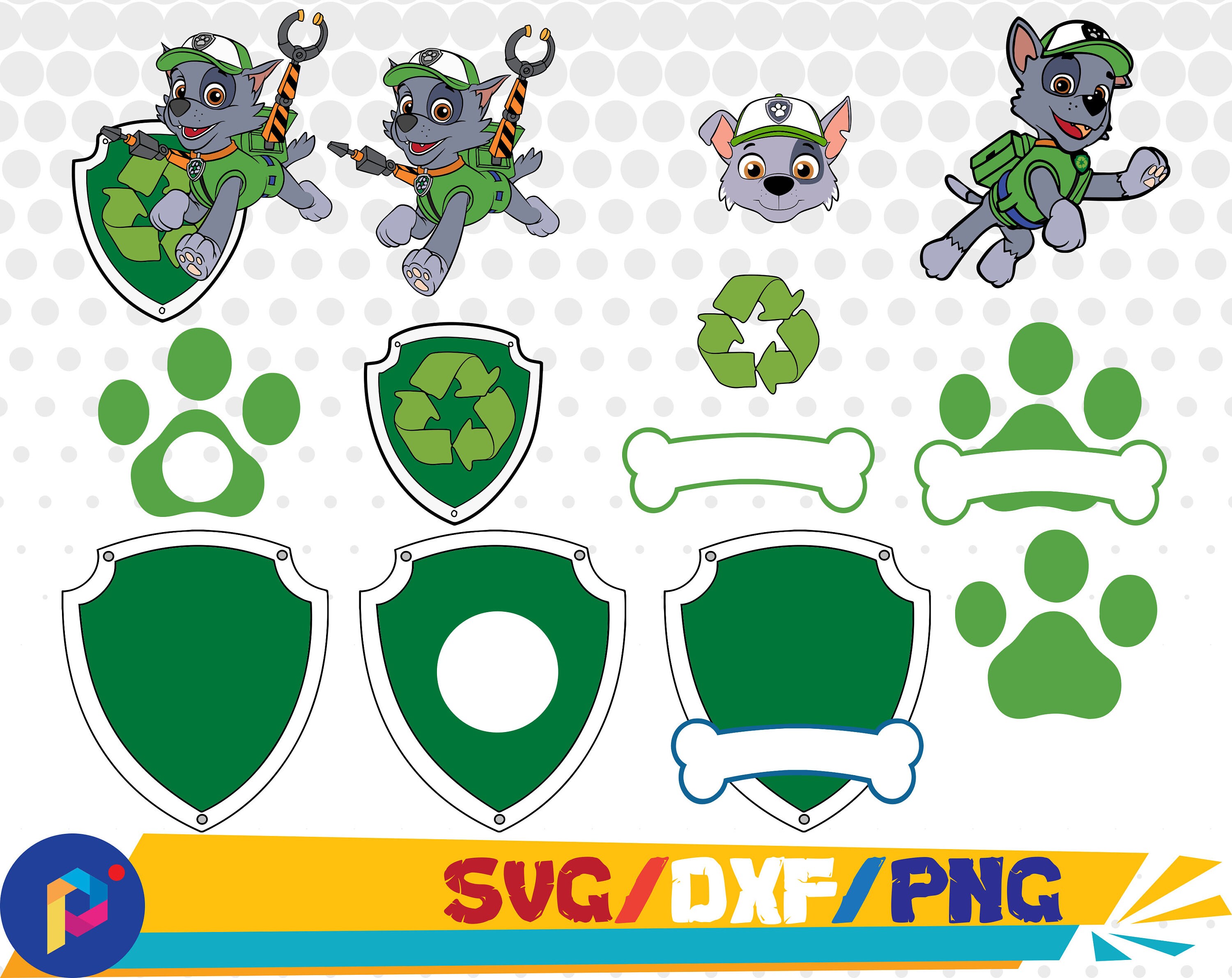 Free Free Paw Patrol Rocky Svg 6 SVG PNG EPS DXF File