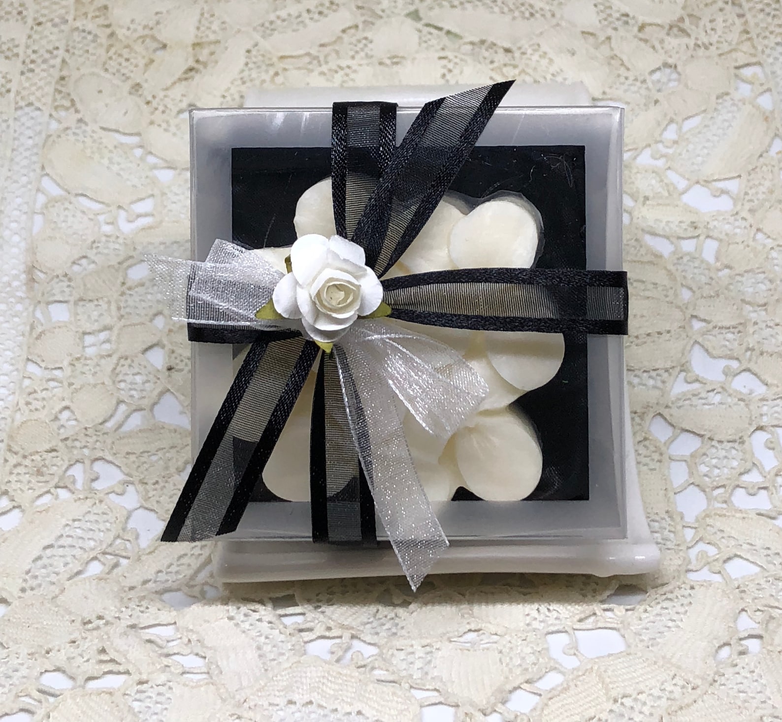 Black and White Favors 16 Gift BoxedParty favorsSoap Party Etsy