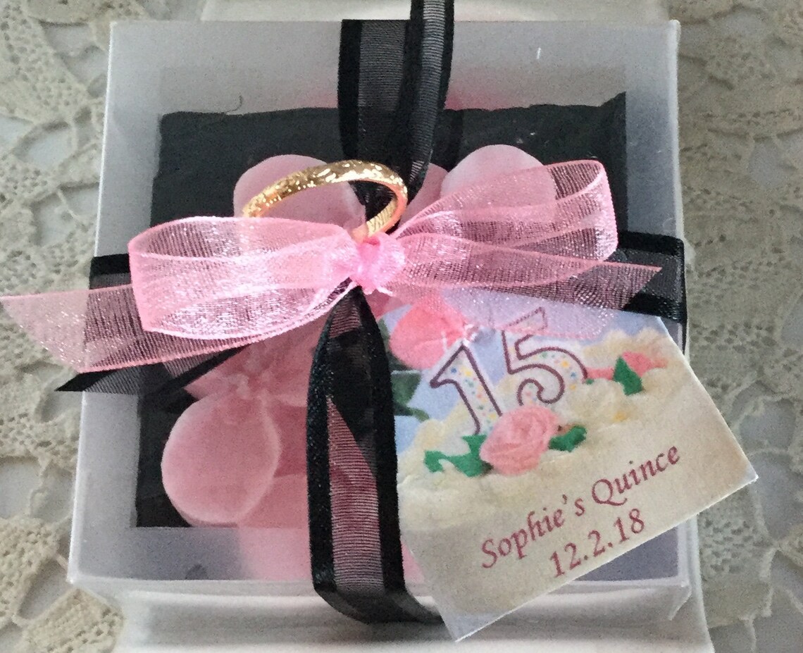 Teen Party Favors Quinceanera Guest Favorsquince Soap Etsy
