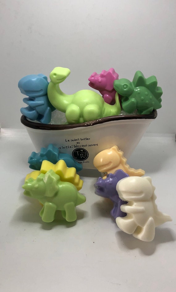 Kids Soap Making Kit Dinosaur Soap Dinosaur Gift Easter Etsy