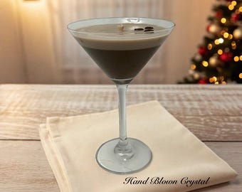 Espresso Martini Candle | Hand-Poured Soy Coffee Cocktail Candle | Bar Cart Decor | Coffee Lover Housewarming Gift