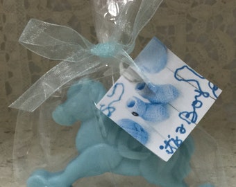 Rocking Horse Soap Baby Shower Favors Set of 10 Personalized Cowboy Cowgirl Party Gift