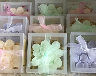 Natural Goat Milk Soap,12 Gift Boxed, Soap Party Favors,Personalized,Custom Party Favors,Wedding Favors,Soap Shower Favors