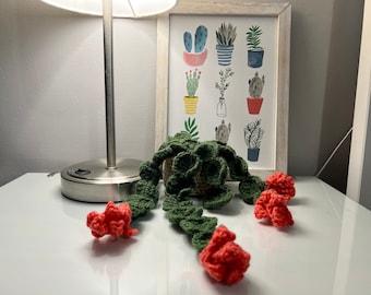 Crochet Schlumbergera Cacti Plant