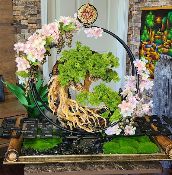 Bonsai & Cherry Blossom Centerpiece - Etsy