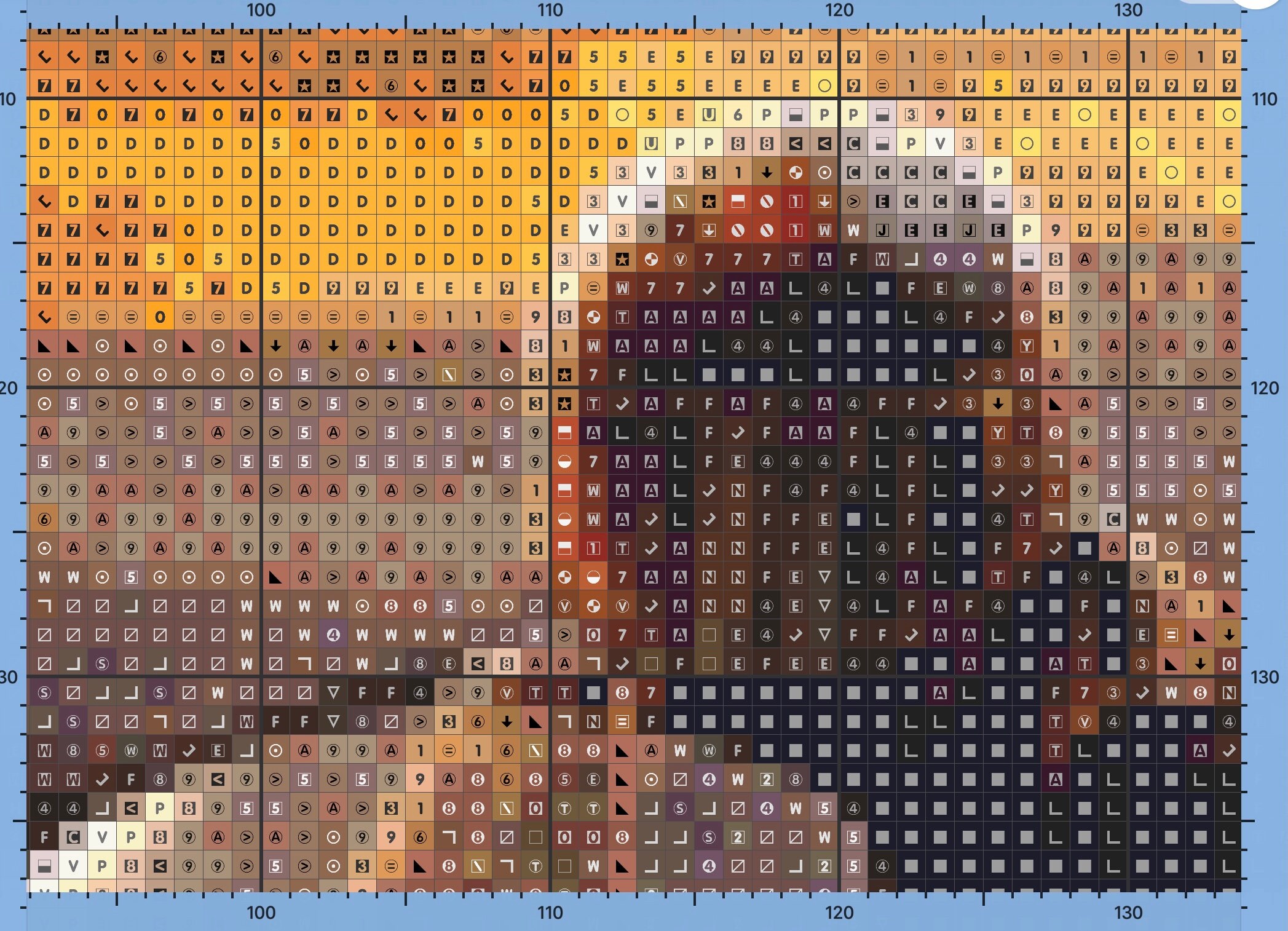 Full Coverage Cross Stitch Pattern PDF, Counted Cross Stitch Biker at ...