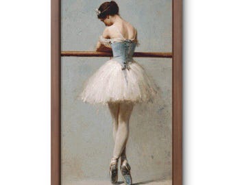 Ballerina Cross Stitch Pattern PDF | Elegant Ballet Art | Vintage Style Embroidery | Xstitch Ballerina Design Full Coverage