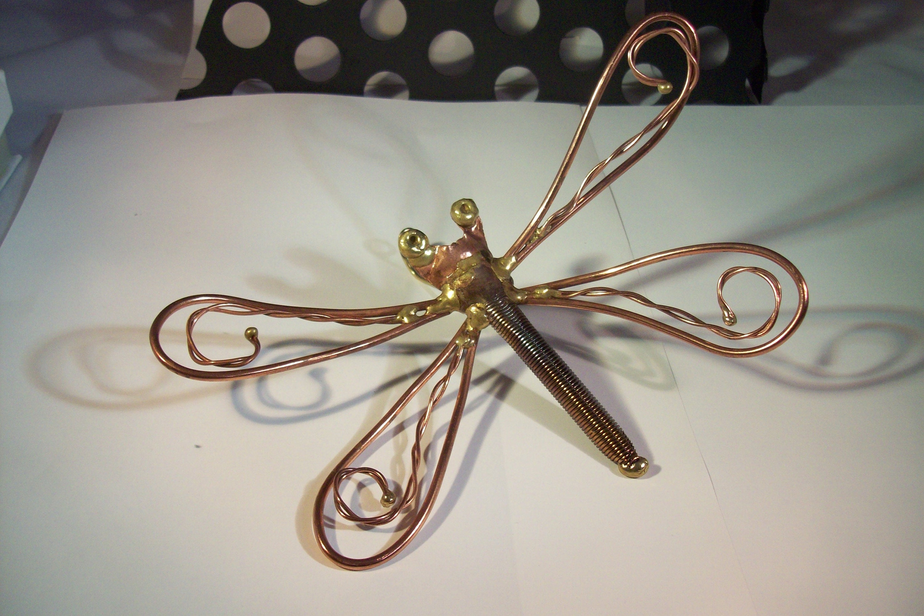 Dragonfly Yard Ornament Etsy