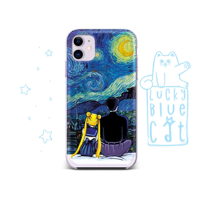 Sailor moon Samsung s21 case galaxy s21 ultra samsung case starry night case iphone 11 pro case van gogh case iphone xs case pixel 4 xl