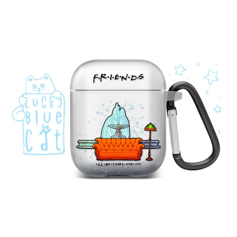 Friends AirPods case AirPod cover clear holder Apple AirPods art Case AirPods pro earphones covers gift AirPods case Collage AirPods case